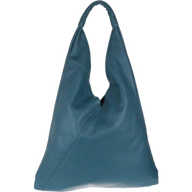 (Navy) Girly Handbags V Shape Top Handle Bag