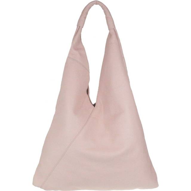 (Pinky Nude) Girly Handbags V Shape Top Handle Bag