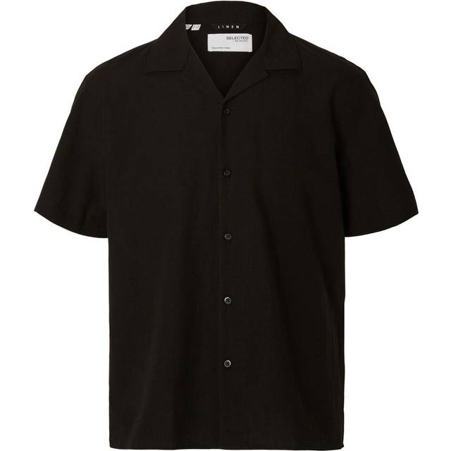Linen Blend Short Sleeved Shirt
