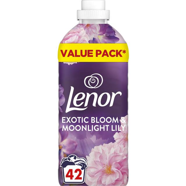 Lenor Fabric Conditioner 42 Washes, Exotic Bloom & Moonlight Lily