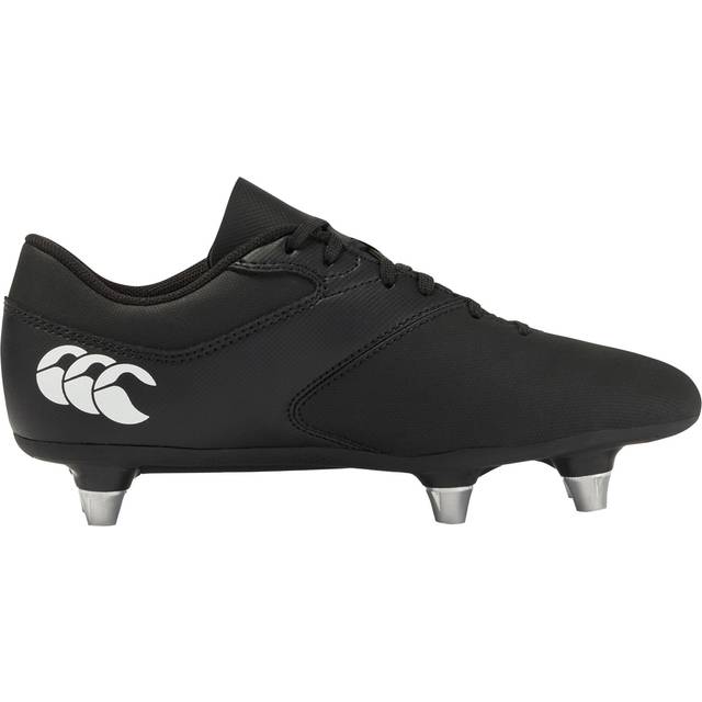 Canterbury Childrens/Kids Phoenix Raze Soft Ground Rugby Boots 3 UK svart/vit