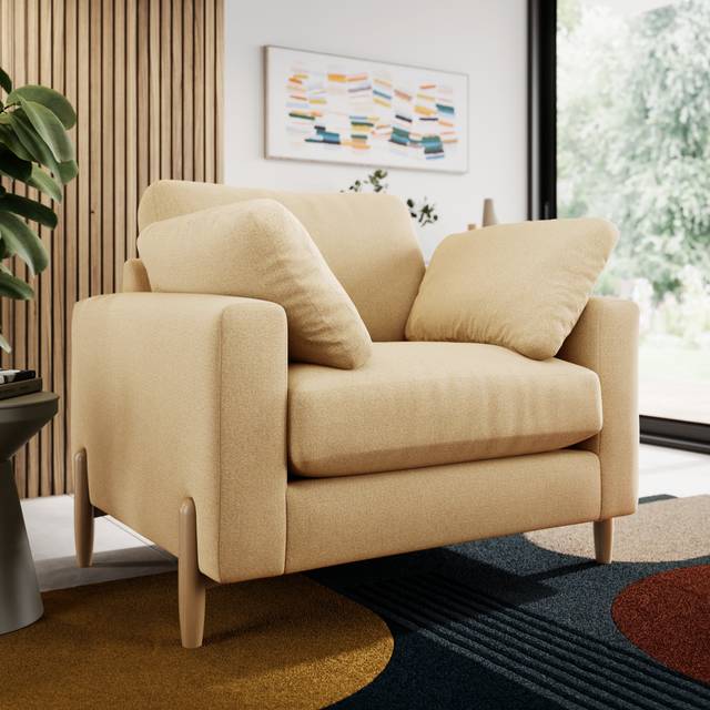 Apollo Multiweave Snuggle Sofa - Multiweave Ochre
