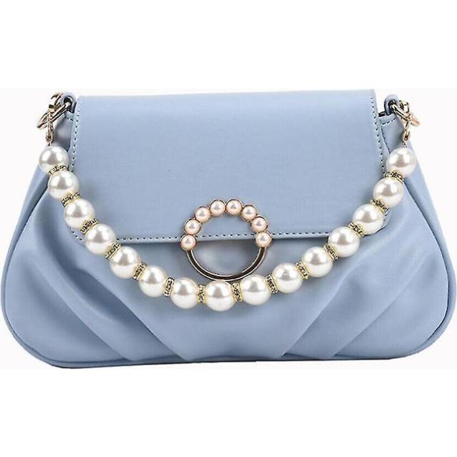 Fashion Pearl Chain Ladies Handbag Designer Female Handbags High Quality Pu Leather Woman Travel Me