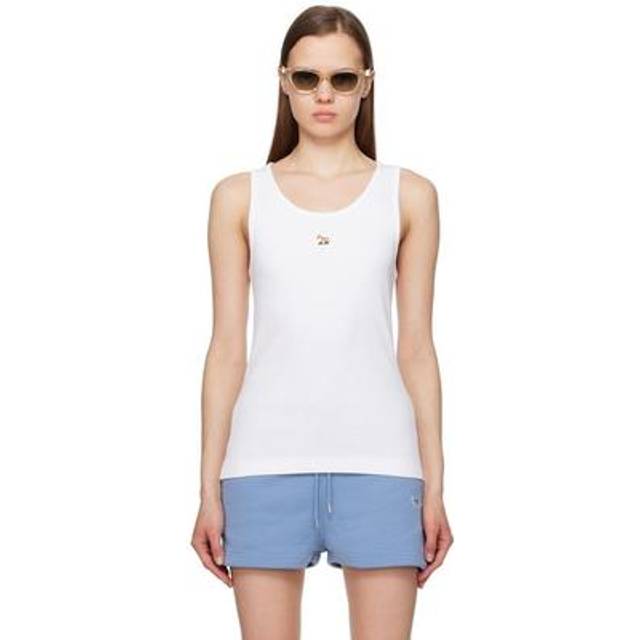 Maison Kitsuné White Baby Fox Tank Top - P100 White - XL
