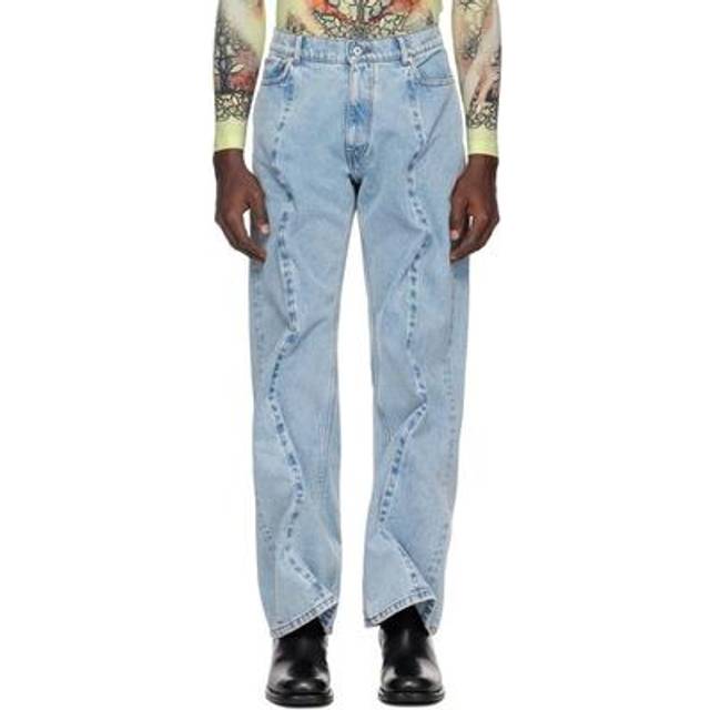 Y/Project Blue Wire jeans - EVERGREEN ICE BLUE - WAIST US 28