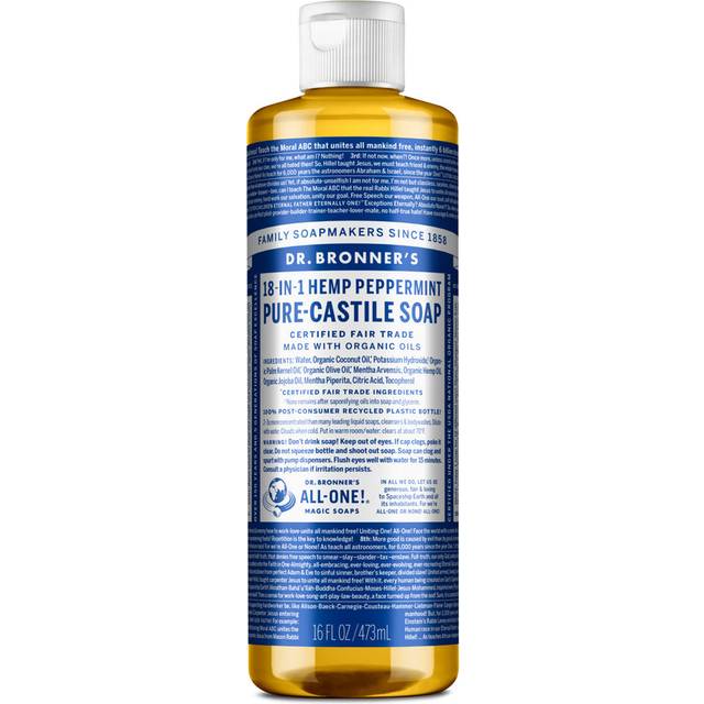 Dr.Bronner's Pure Castile Liquid Soap Peppermint 475 ml