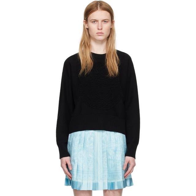 Versace Black Medusa Sweater - 1B000-Black - IT 44