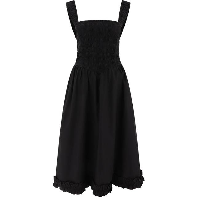 GANNI Poplin Midi Dress