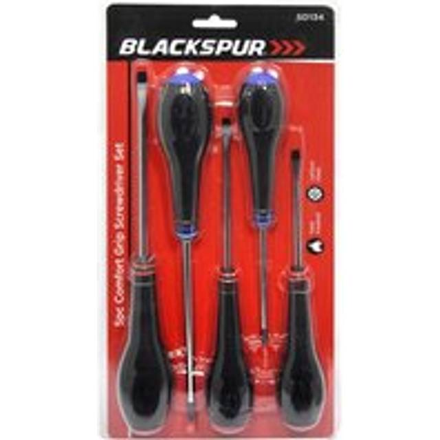 5 Piece Screwdriver Set - Phillips/Flat Head - Comfort Grip/Carbon Steel