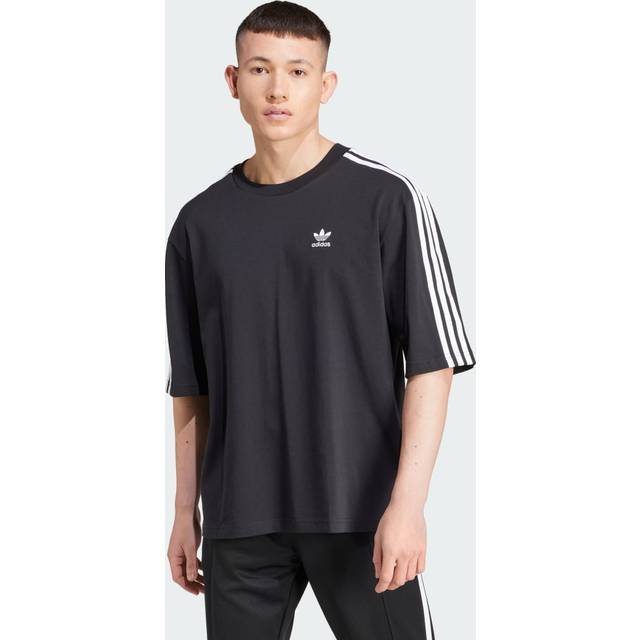 adidas Originals T-shirt Adicolor Oversized - Svart/vit - ['Svart'] (Small)