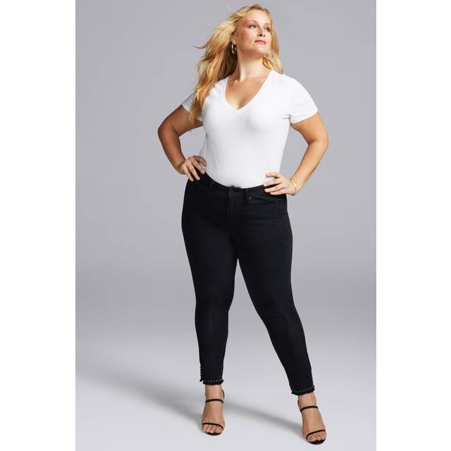 Curves 360 By Nydj Shape Black Slim Straight Jean