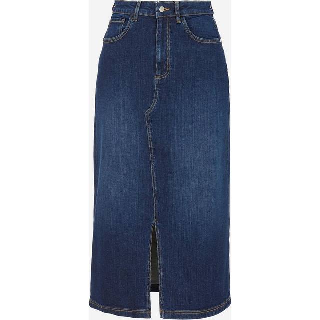 Jeanskjol med slits fram