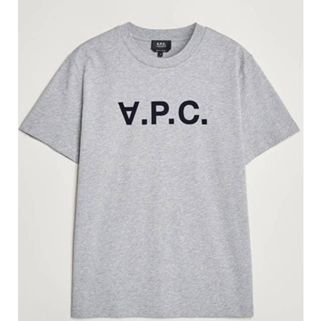 A.P.C. Logo T-Shirt - Gray - XL
