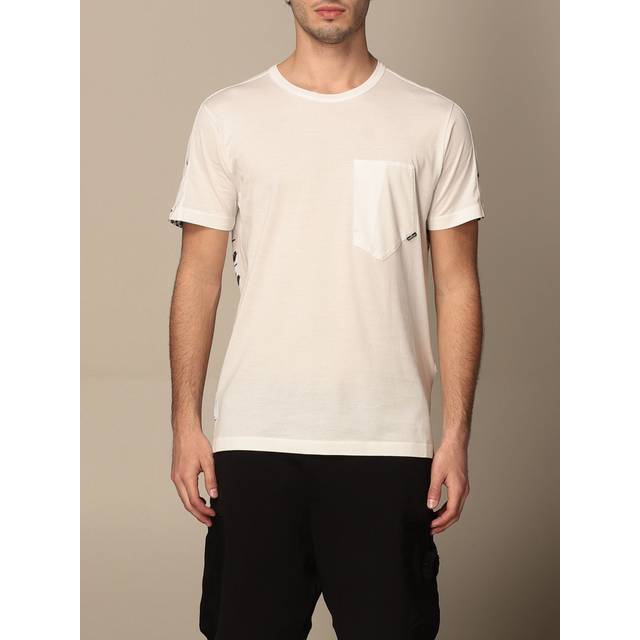 Stone Island cotton T-shirt with back print - White - M