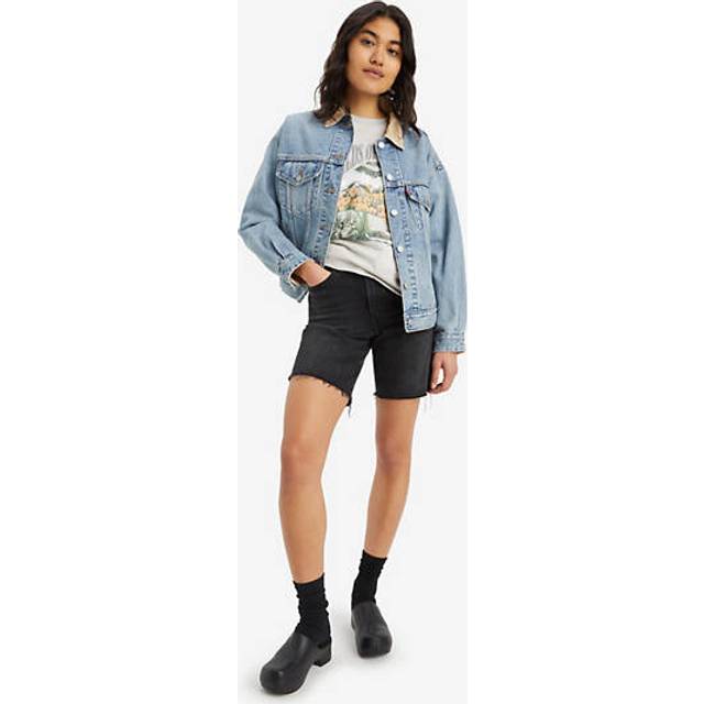 Levi's Ribcage Bermuda Shorts - Women's - 29 - Black