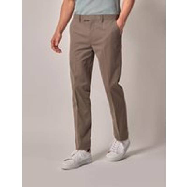 Hawes & Curtis Dusty Olive Slim Smart Chinos Size: 30-31"