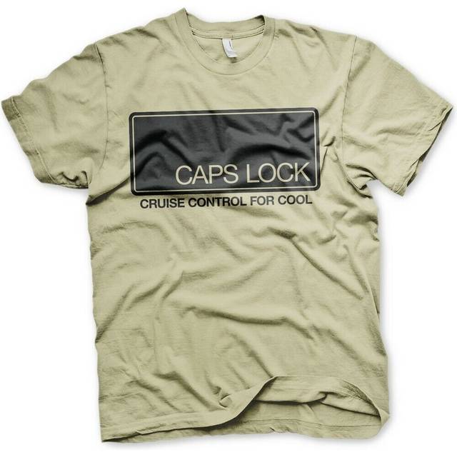 CAPS LOCK - Cruise Control For Cool T-Shirt (S Khaki)