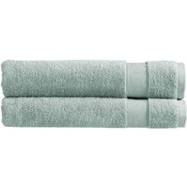 'Refresh' 100% Cotton Lightweight Bath Towels Set of 2 - Duck Egg Blue - One Size