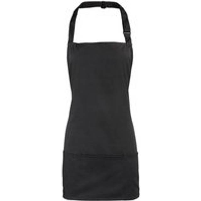 (One Size, Black) Premier Colours 2 in 1 Full Apron