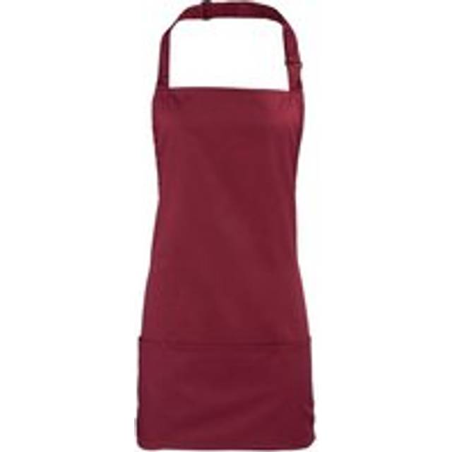 (One Size, Burgundy) Premier Colours 2 in 1 Full Apron