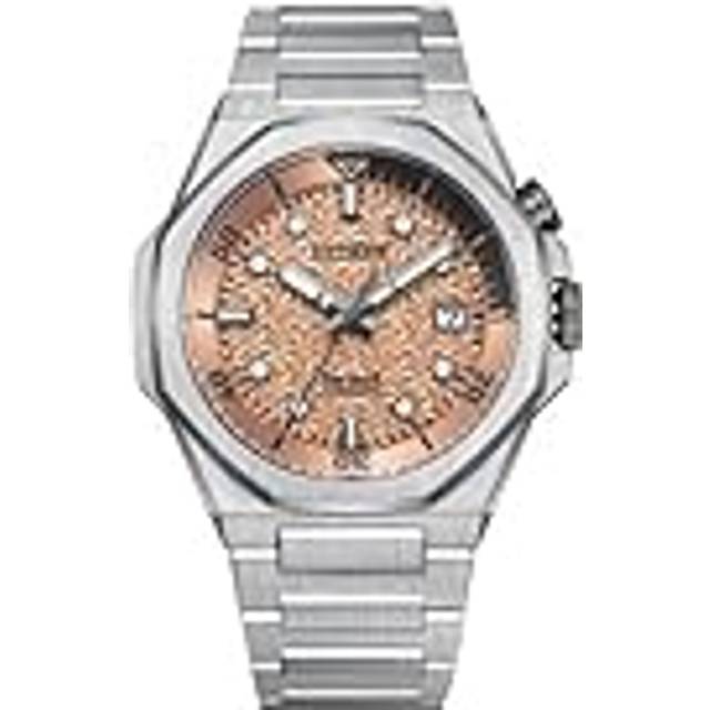 Citizen Series 8 890 NB6066-51W Men's Automatic Watch - 42.6mm Sakura Copper Dial, Stainless Steel Bracelet
