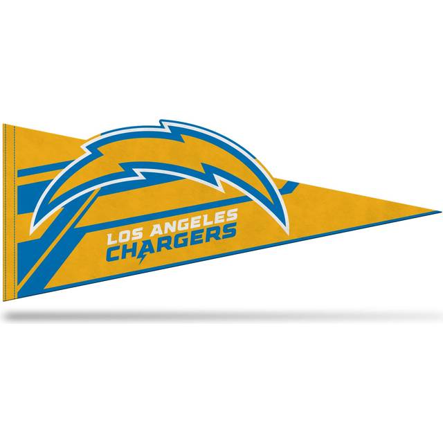 Rico Industries NFL Football Los Angeles Chargers Soft Felt Pennant - EZ to Hang - Home D?cor (Game Room  Man Cave  Bed Room)