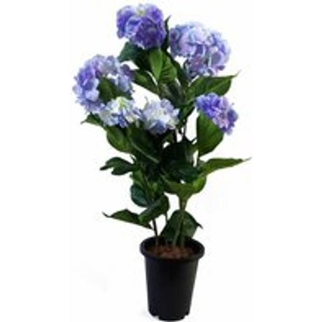 Leaf - 90cm Artificial Hydrangea Plant Blue with 200 Flowers