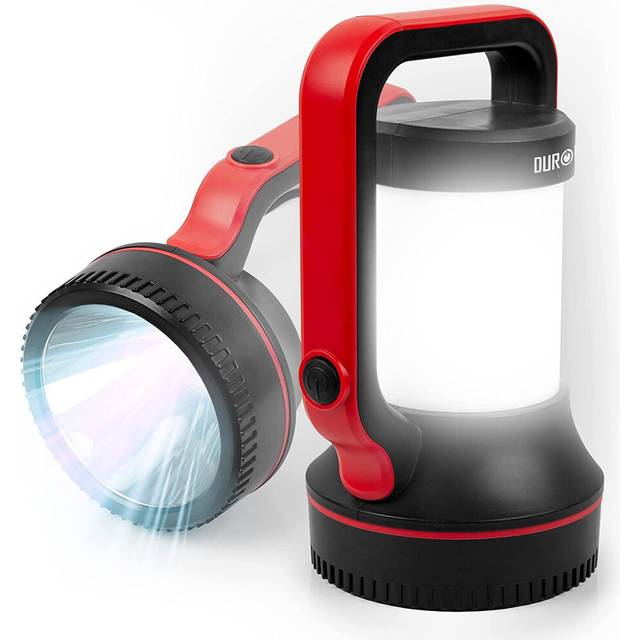 Duronic 2-in-1 Torch RL74, Rechargeable Flashlight with LED Bulbs, Handheld, Freestanding or Wall Mountable