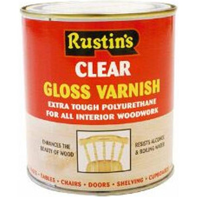 Rustins - Polyurethane Gloss Varnish 500ml - Clear