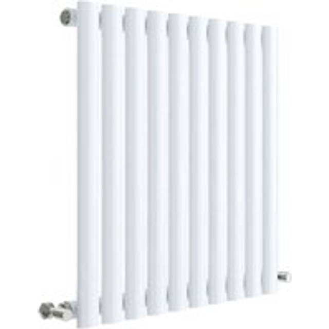 Horizontal Single Panel Radiator - 600mm x 586mm - 1477 BTU - Gloss White- Balterley