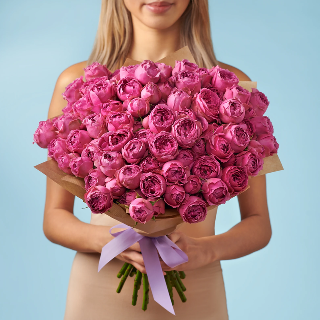 20 Peony Pink Roses