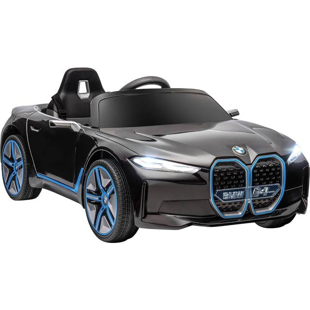 HOMCOM BMW i4 Licensed 12V Kids Electric Ride-On Car w/ Remote Control - Black | TJ Hughes Blue