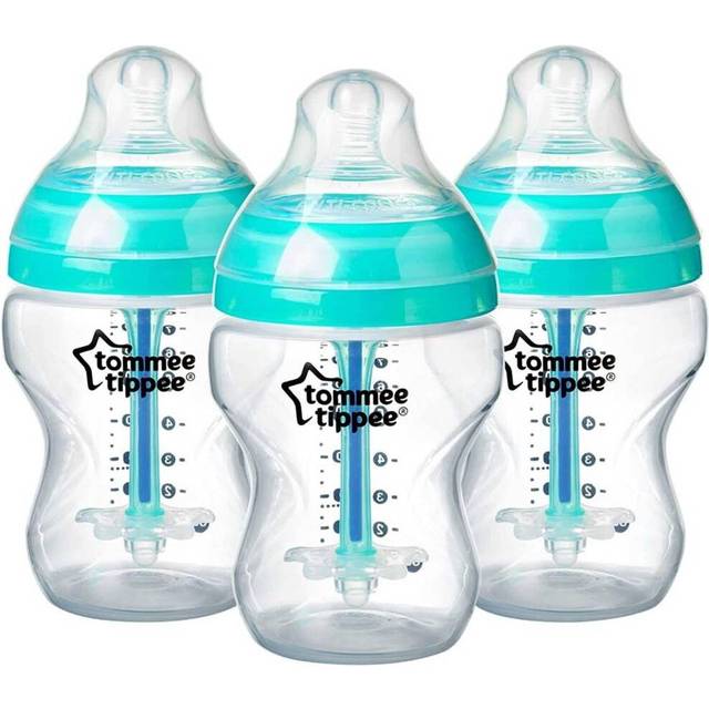 Tommee Tippee Closer to Nature 3 Anti-Colic Baby Bottles 0+ Months