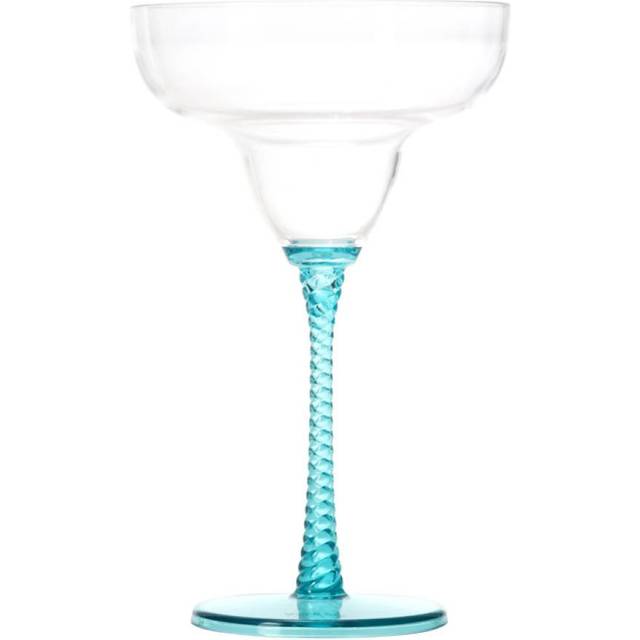Stiernholm - Eden Margaritaglas 35 cl Blå Spiral/Turkos
