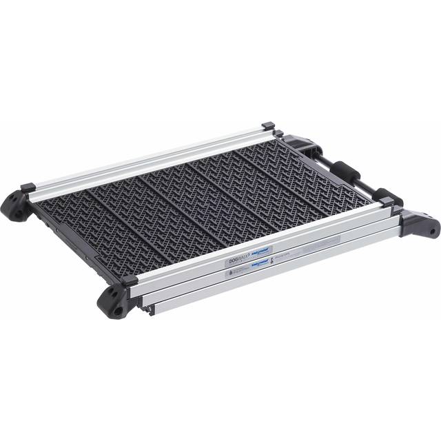Kleinmetall DogWalk3 hundramp med grepp och st&#xE4;ngning - L 73 - 163 x B 41 cm - Svart/Gr&#xE5;