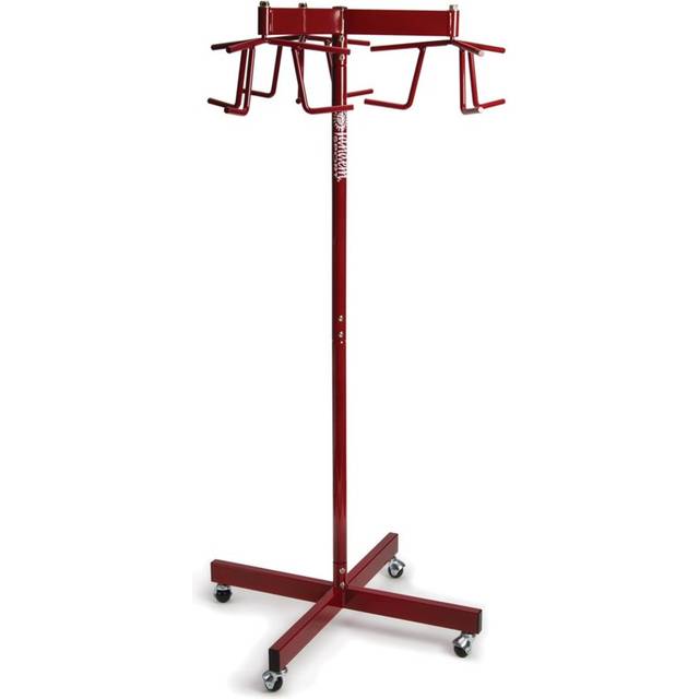 Tandem Sport TSREDTRIPLE Tripe Net Storage Rack, Red