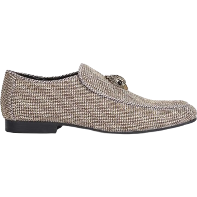 Kurt Geiger London Embellished Hugh Eagle Loafers - Brown - 40
