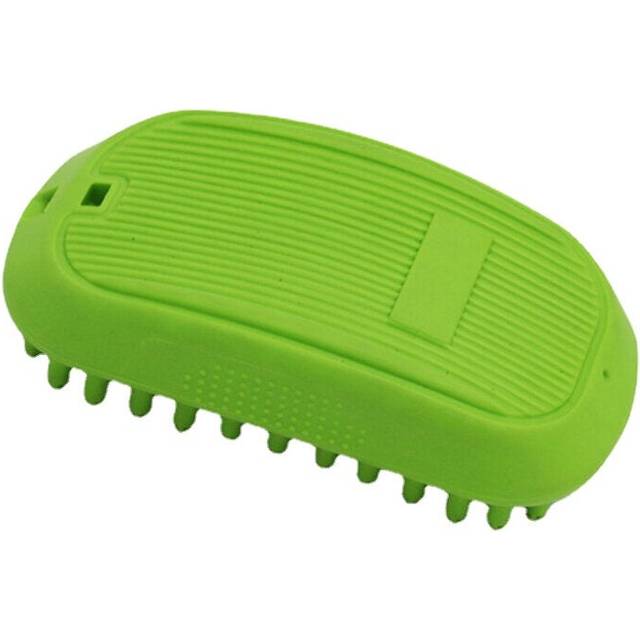 Pet Dog Massage Brush Soft Silicone Cat Grooming Bath Shower Brush Rubber Loofah Gentle Scrubbers