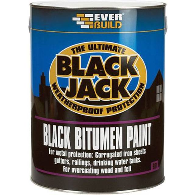 Everbuild 901 Black Jack Black Bitumen Paint - 5 Litres