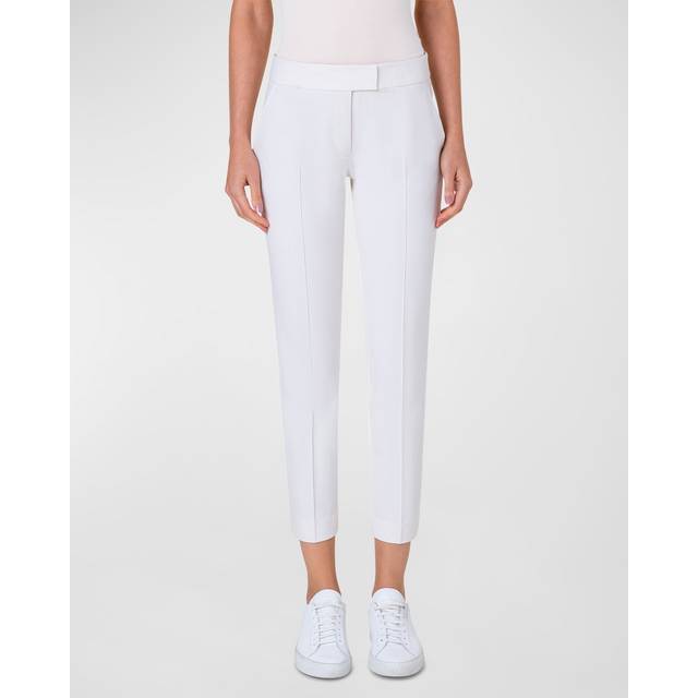 Frankie Stretch-Cotton Pants - CREAM - 4