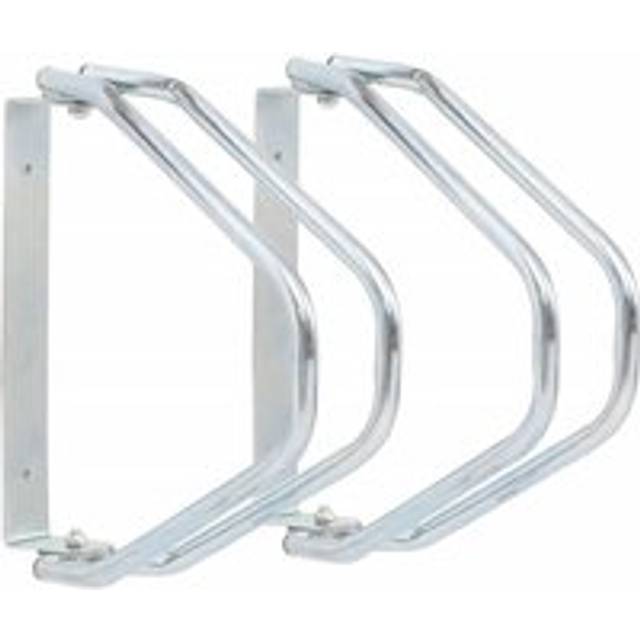 Bicycle Stand Wall Mounted 2 pcs Galvanised Steel Vidaxl