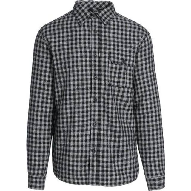 (L, Black) Trespass Mens Sheedacallee Checked Cotton Shirt