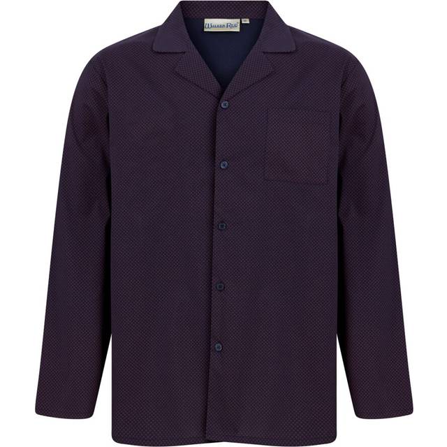 Walker reid cotton pyjamas rich button through tailored pyjama set