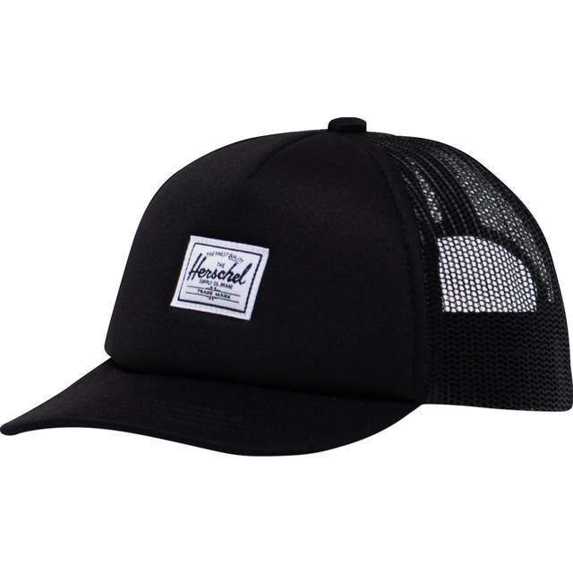 Herschel - Svart trucker Keps - Kids Whaler Mesh Baby 6-18 Months Black Classic Logo Trucker @ Hatstore