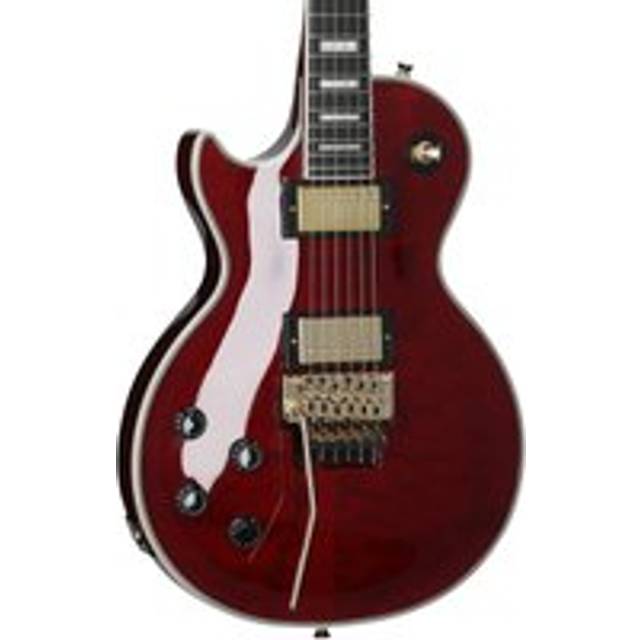 Epiphone Alex Lifeson Les Paul Custom Axcess Quilt Left-handed Ruby