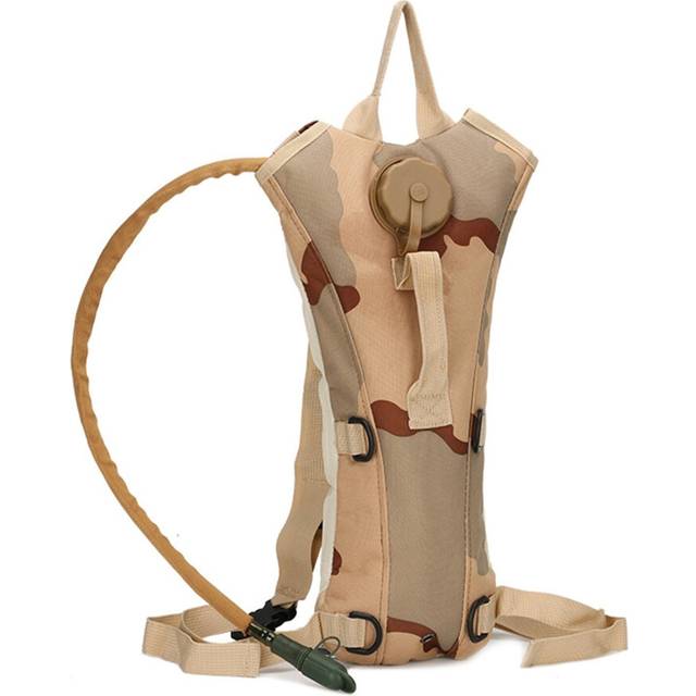 (4) Hydration Backpack with 3L Bladder Camouflage Cycling Hiking Running Climbing Outdoor Water Bags