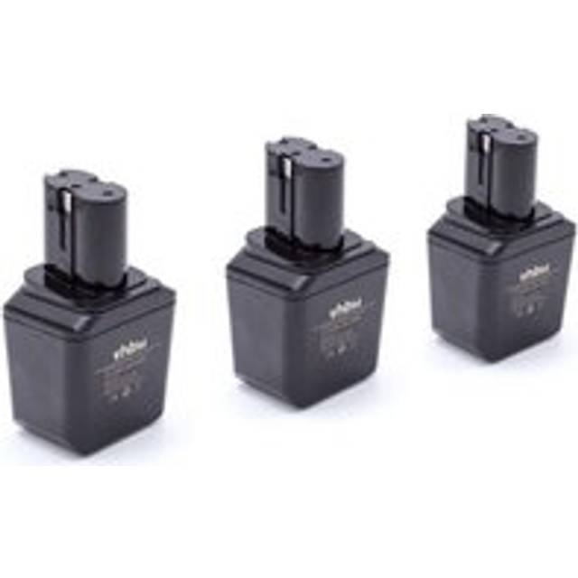 3x Battery Replacement for Bosch 2 607 355 014, 2 607 335 180, 2 607 335 021 for Power Tools (3000 mAh, NiMH, 12 v) - Vhbw