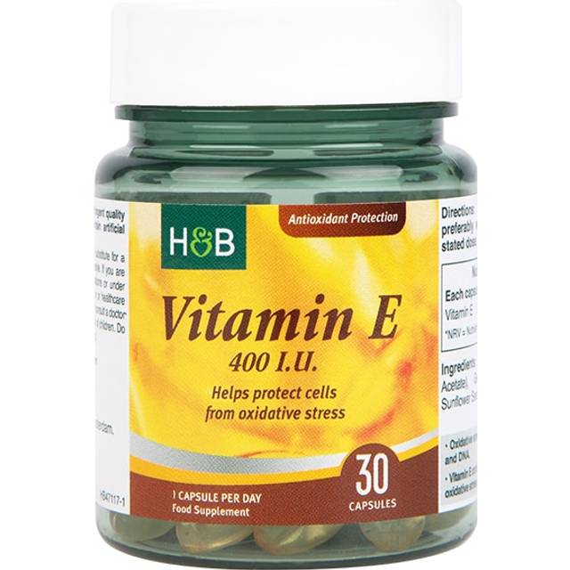 Holland & Barrett Synthetic Vitamin E 400iu 30 Capsules