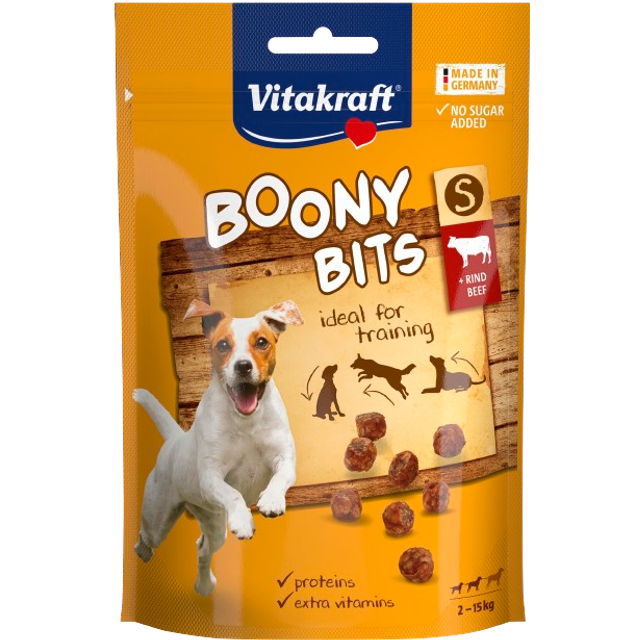 Vitakraft Boony Bits S, nöt - 55 g