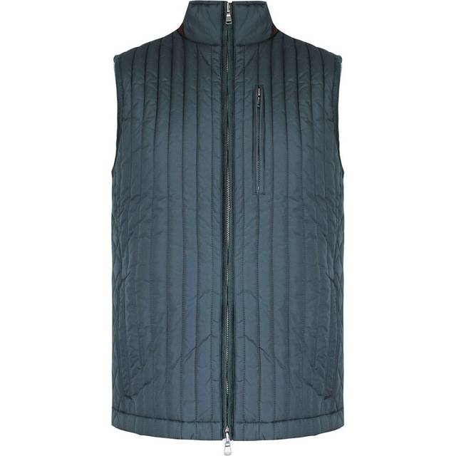 Hackett London New Channel Mens Green Gilet - Size Medium